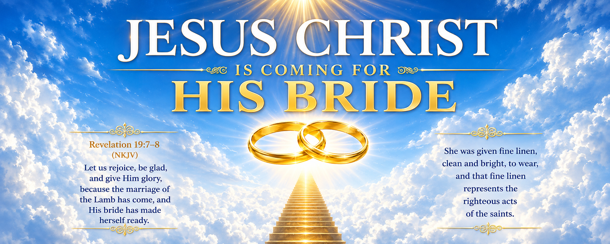 Jesus and the Bride — Revelation 19:7-8